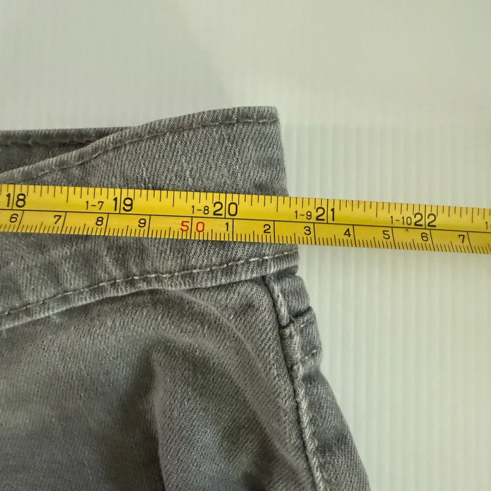Levis 541 Jeans Mens 42x30 Gray Denim Athletic Slim Fit Tapered Stretch Workwear